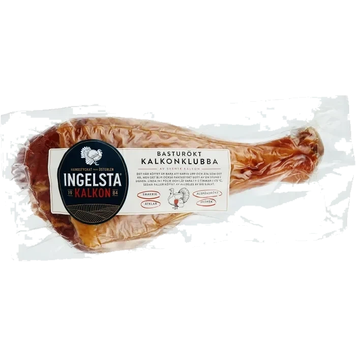 Kalkonklubba basturökt ca 720g Ingelsta Kalkon