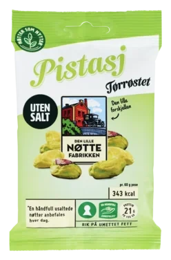 Pistasjkjerner u/Salt 60g Dln
