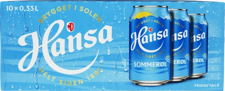 Hansa Sommerøl 0,33lx10 boks