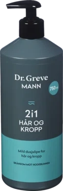 Dr. Greve Mann 2i1 Hår og Kropp 750ml