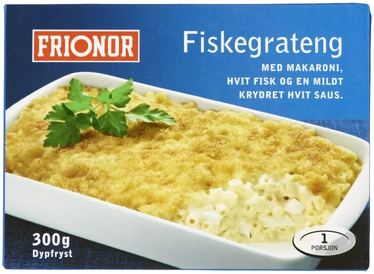 Fiskegrateng Frionor 10x300g