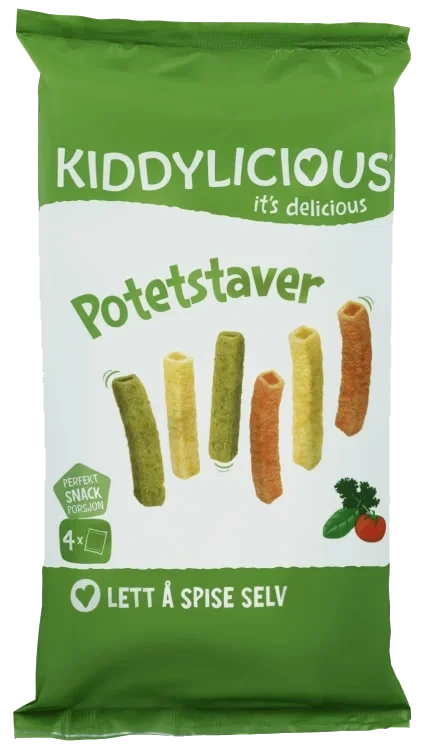 Potetstaver 4 X 12g Kiddylicious