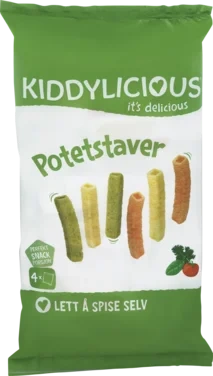 Potetstaver 4 X 12g Kiddylicious
