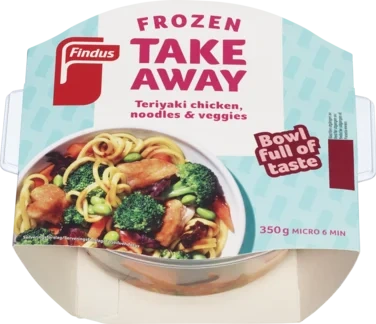 Teryiaki Chicken Noodles Bowl 350g Findus