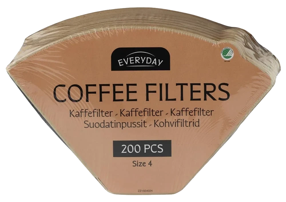 Brune kaffefilter
