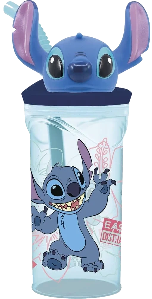Stitch drikkeglass med 3D-figur