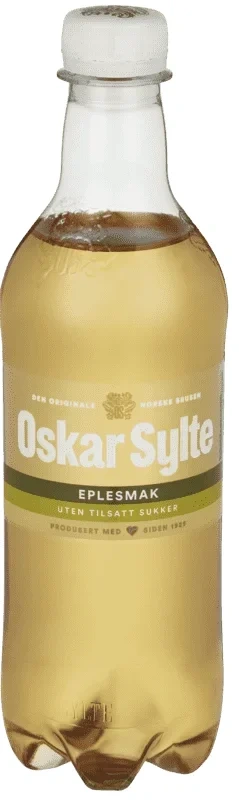 Eplebrus U/Sukker 0,5L fl Oskar Sylte