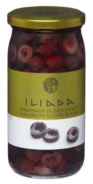 Oliven Kalamata skivet 370g Iliada