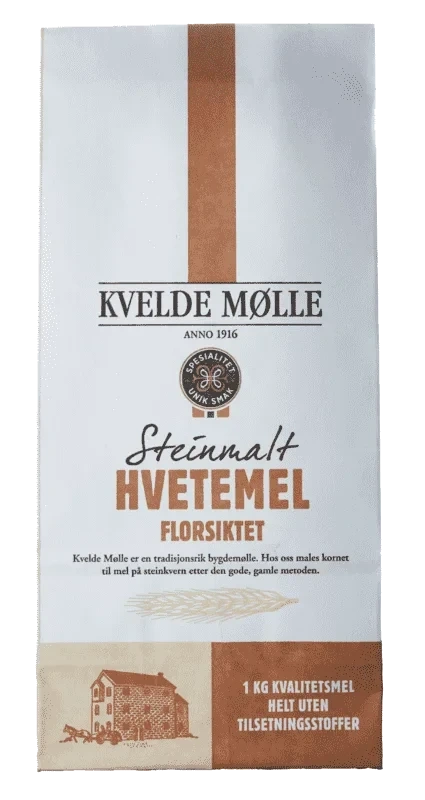 Hvetemel til pizza fra Lågendalen