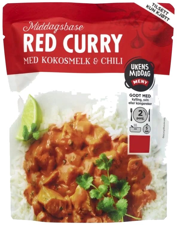 Red Curry Base 500g Meny