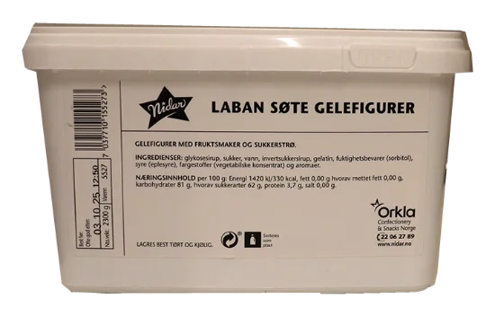 Laban Søte Gelefigurer 2,3kg