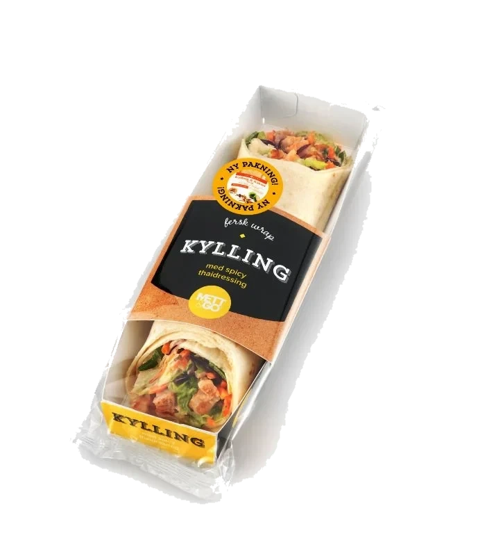 Wrap Kylling&Råkost 210g Mett og Go