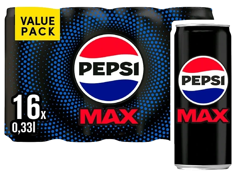 Pepsi Max 0,33lx16 boks
