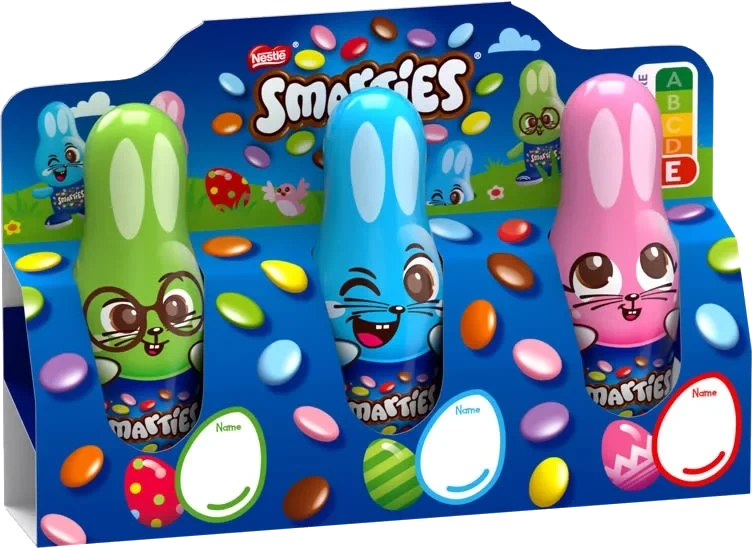 Smarties Mini Bunny 3pk 56g