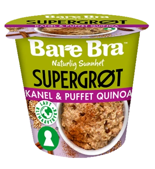 Bare Bra Grøt Kanel & Quinoa 54g