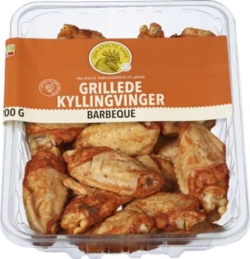 Dsh Grillede Kyllingvinger Barbeque 700g
