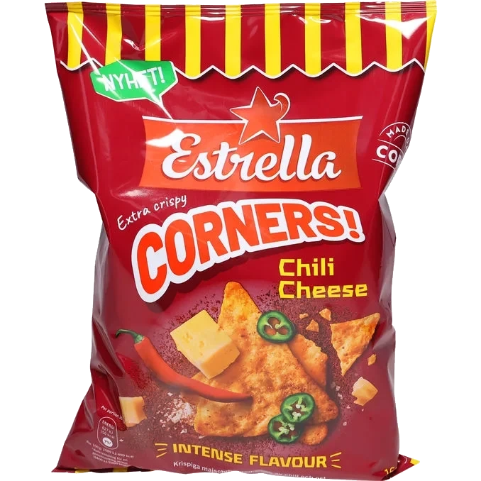 Majschips Corners Chili Cheese