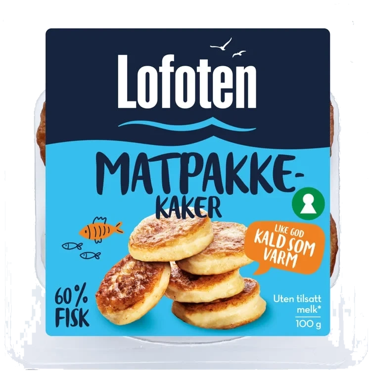 Matpakkekaker 100g Lofoten