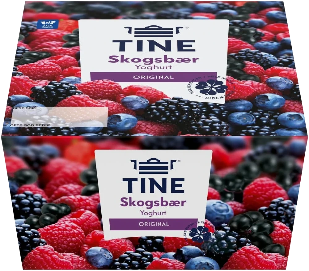 Yoghurt skogsbær