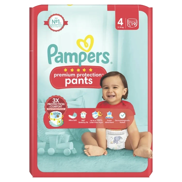 Bleier Pampers S4 Prem Prot Pants 9-15kg 19st