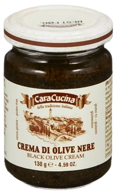 Olivenkrem Sort 130g Cara Cucina