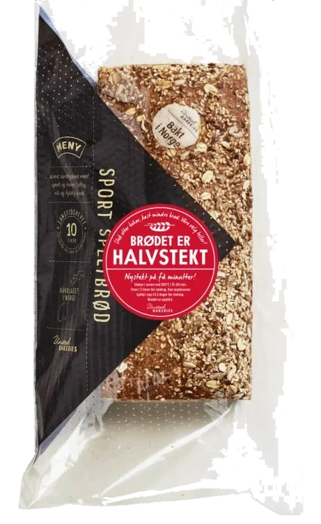 Sport Speltbrød Halvstekt 780g Håndlagd