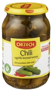 Agurk Orzech Chili Konserwowe 830g