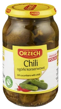 Agurk Orzech Chili Konserwowe 830g