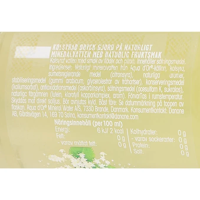 Kolsyrat Vatten Fläder & Citron 15-pack