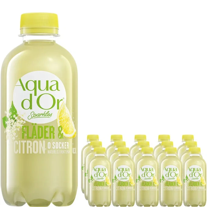 Kolsyrat Vatten Fläder & Citron 15-pack