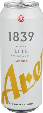 0,50L 1839 Lite Pils, Glutenfri 4,3%