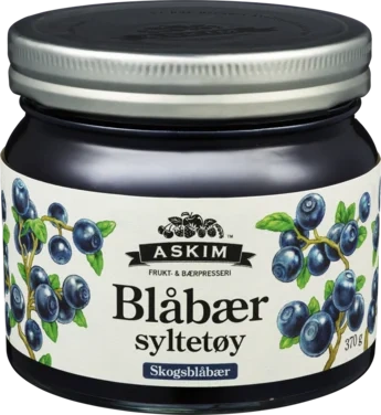 Blåbærsyltetøy 370g Askim Frukt og Bærpresseri