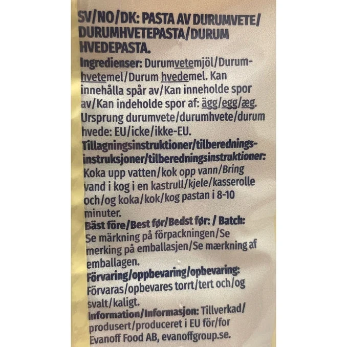 Spirali Pasta