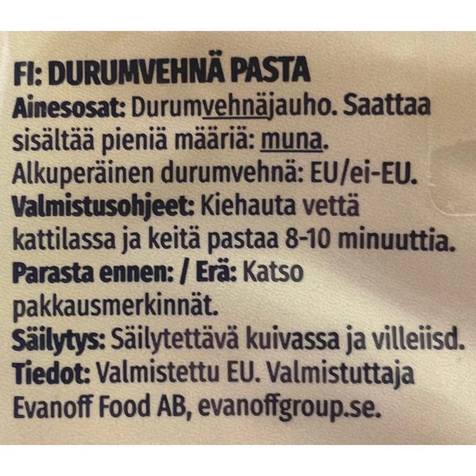 Spirali Pasta