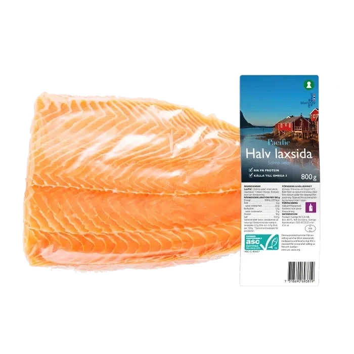Laxfilé Färsk 800g Pacific brand