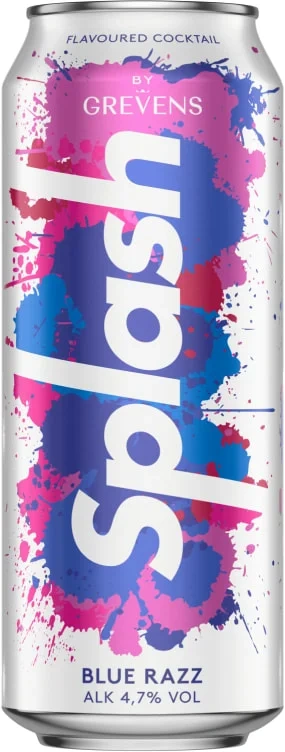 Splash Blue Razz 0,5l boks