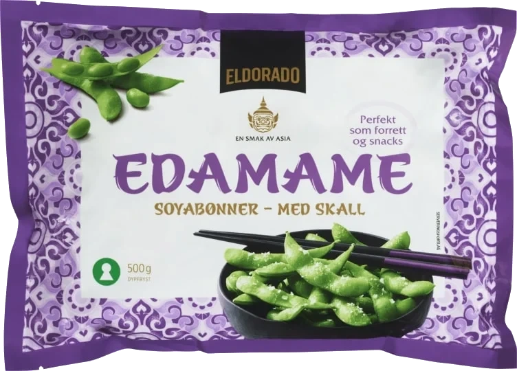 Edamame m/skall 500g Eldorado