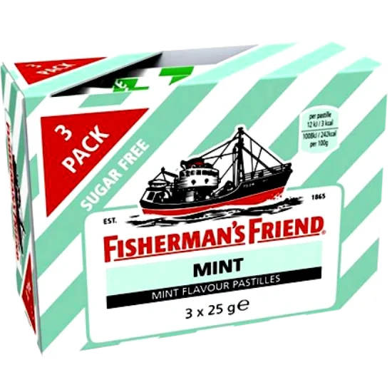 Fishermans Friend Mint 3 pack 75g