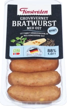 Bratwurst Grovkvernet 300g Finsbråten