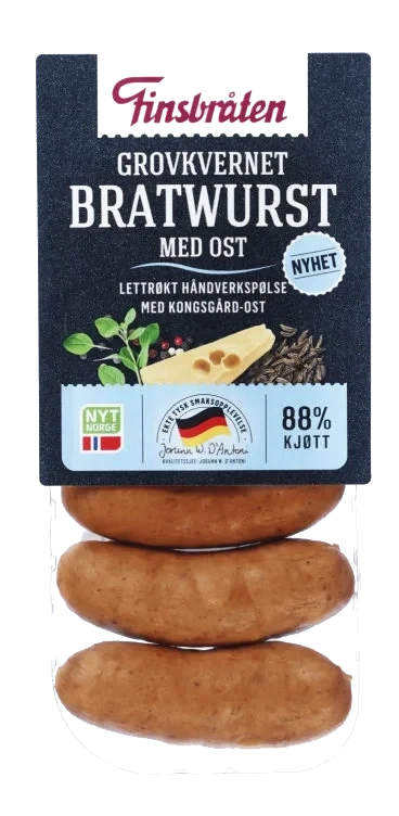 Bratwurst Grovkvernet 300g Finsbråten