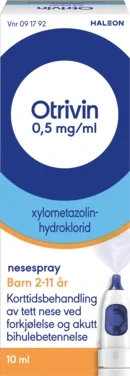 Otrivin nesespray barn  0,5mg/ml