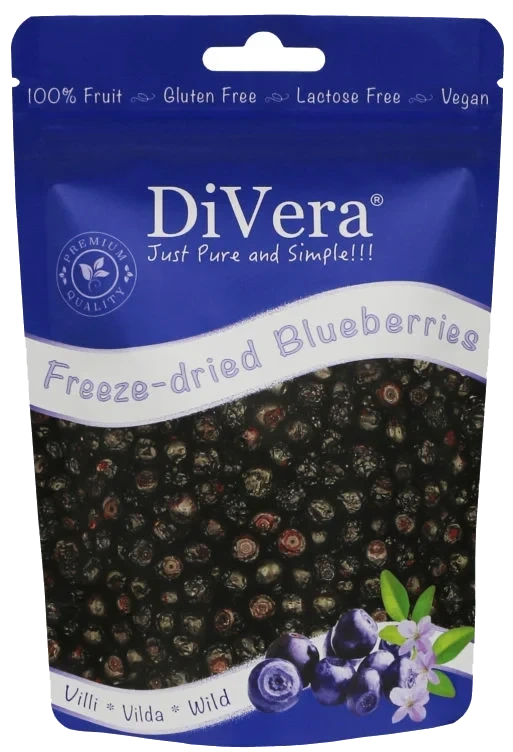Blåbær Frysetørket 30g Divera