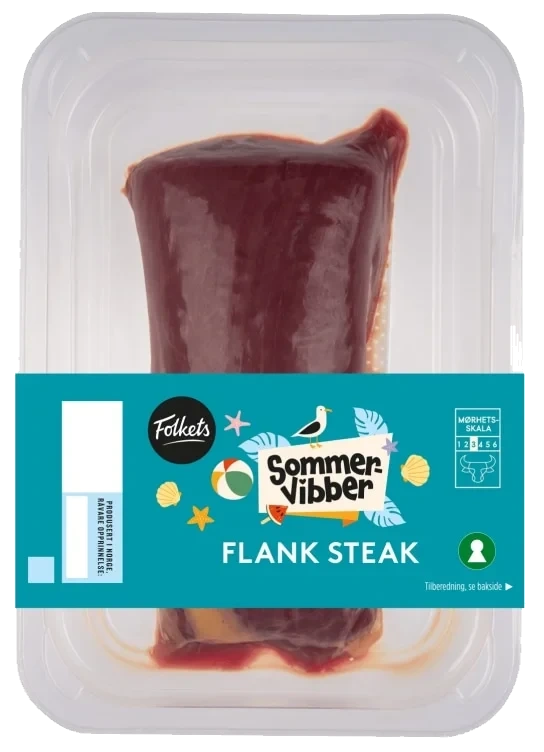 Storfe Flank Steak 380g Folkets Vib