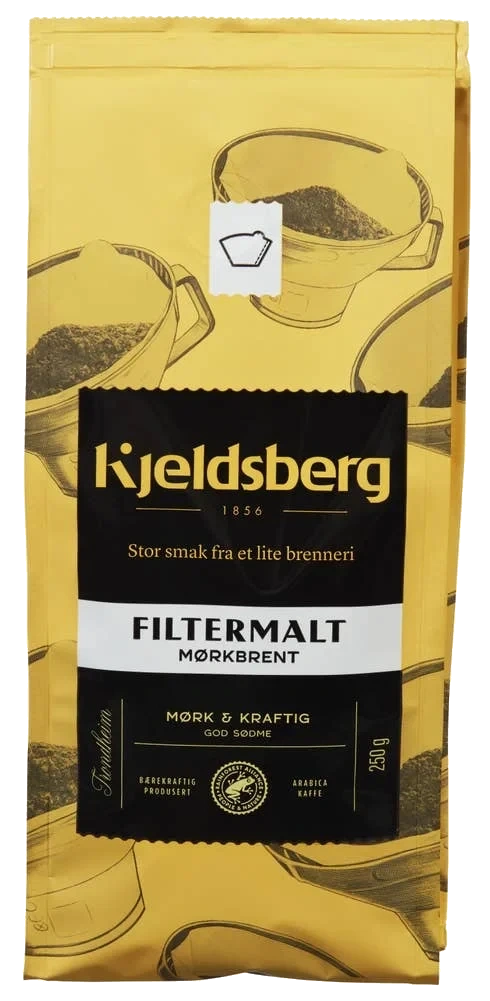 Mørkbrent kaffe