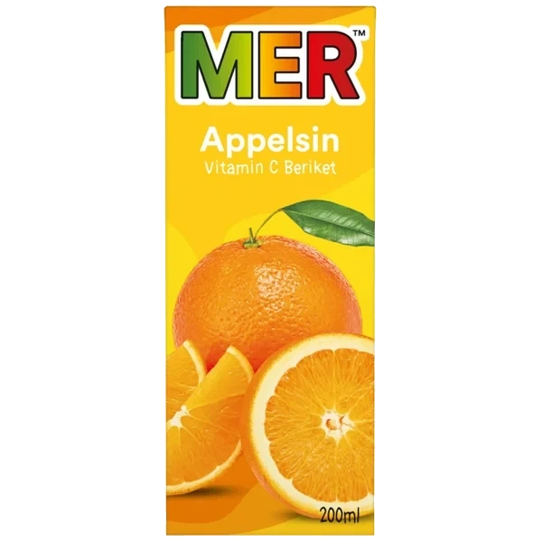 Mer Appelsin 200ml Tetra