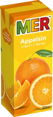 Mer Appelsin 200ml Tetra