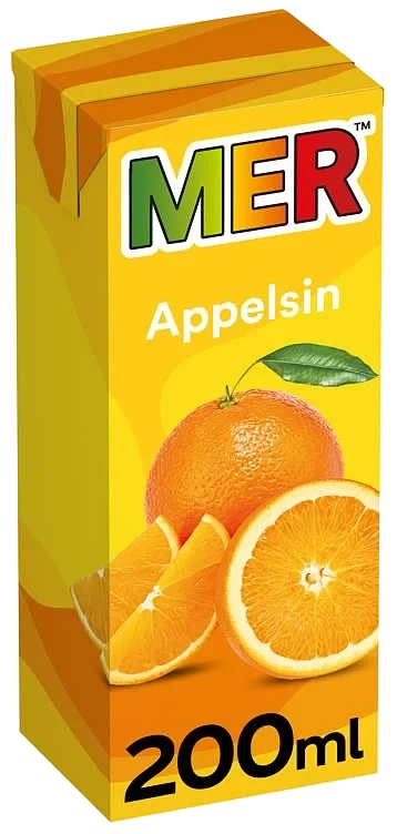 Mer Appelsin 200ml Tetra