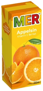Mer Appelsin 200ml Tetra