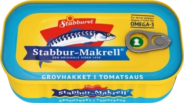 Makrell Grovhakket I Tomat Stabburet 110g