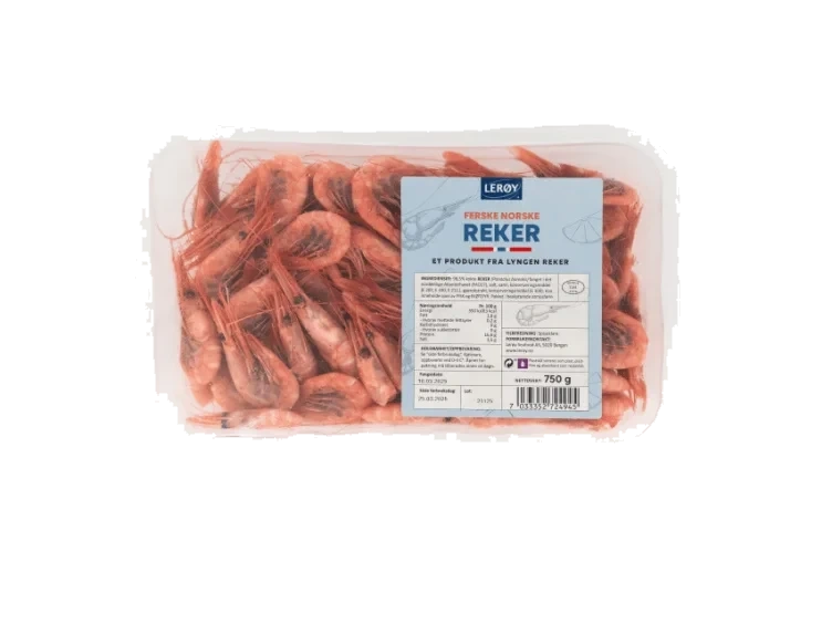 Reker Ferske m/Skall 750g Lyngenfjord